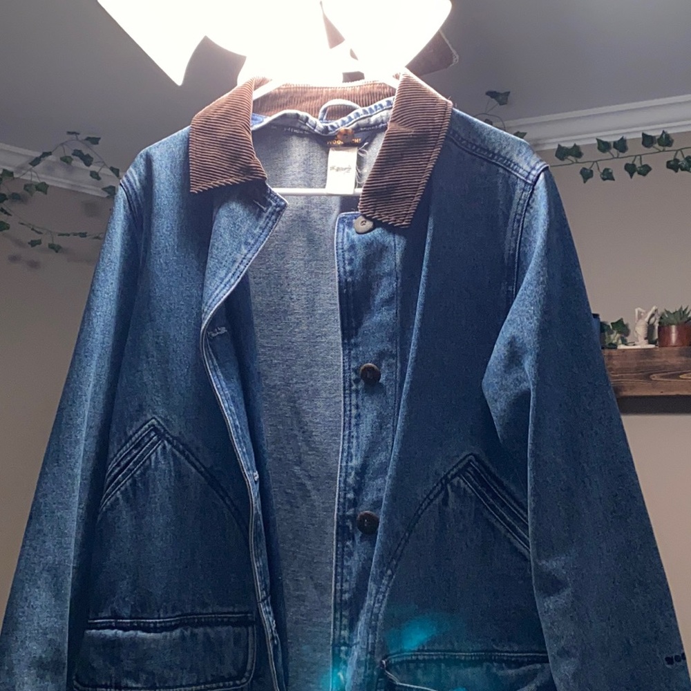 wool rich denim jacket